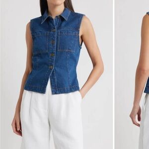 Nordstrom Dark Denim Vest